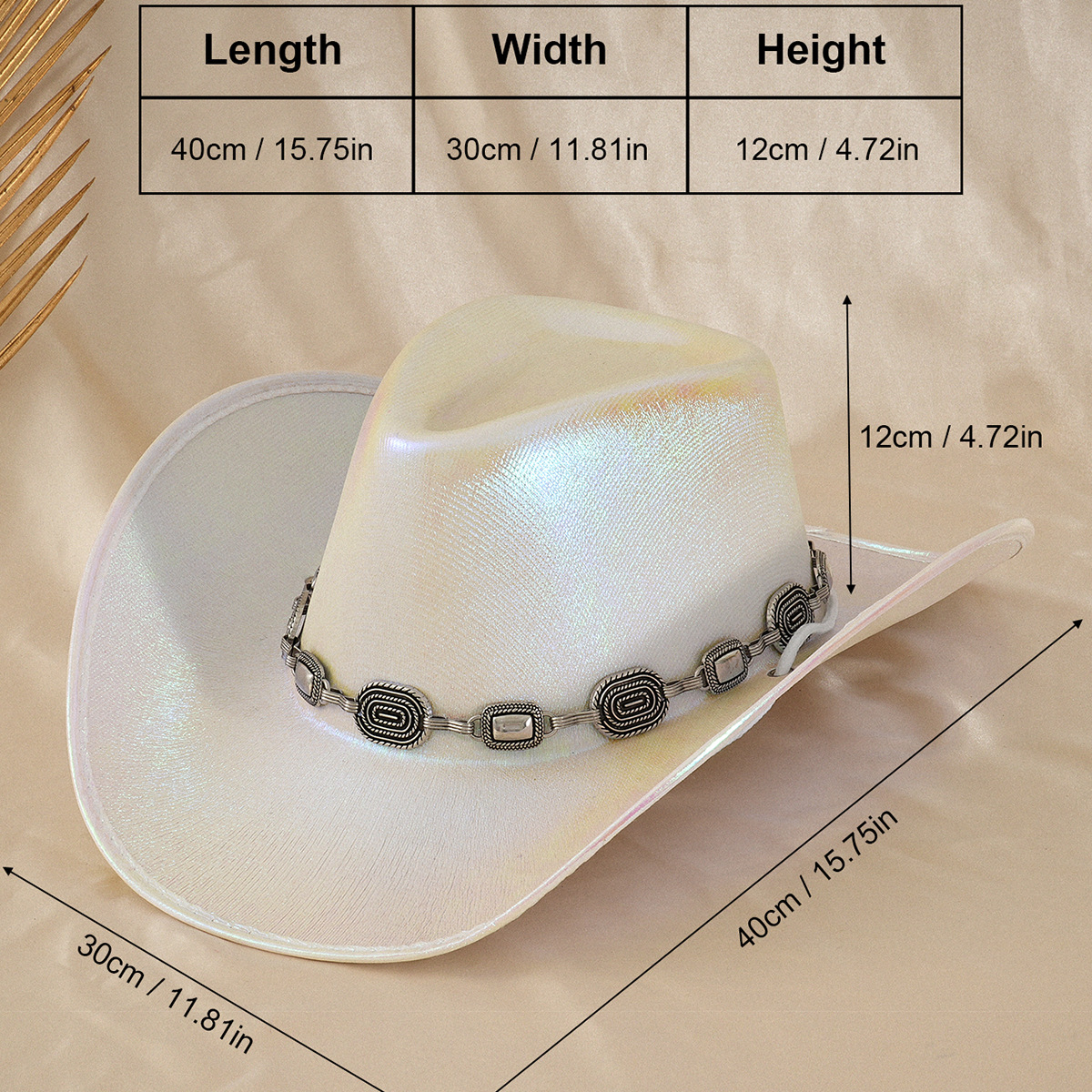 Unisex Damen Zylinder Silber Neon und andere funkelnde ovale Edelsteine Liuding Hut Party_voghion.com