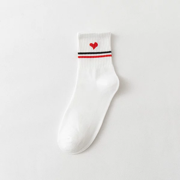 Red heart stripes