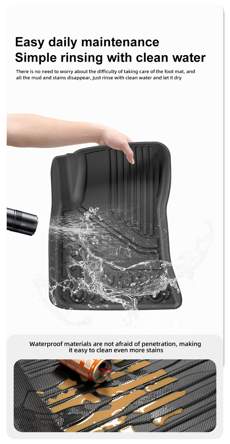 Suitable for 11-23 Dodge Challenger Challenger Car Floor Mats Full Tpe Floor Mats Cross-Border