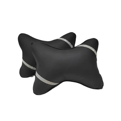 a pair of car pillow: Headrest