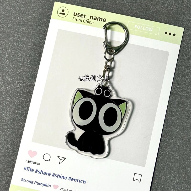 工厂直销罗小黑战记电影周边可爱亚克力谷子包包装饰挂件钥匙扣|undefined