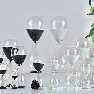 Creative Glass Hourglass Ornaments European Style Hourglass Timer Home Decoration Gifts Support Processing Drop Shipping