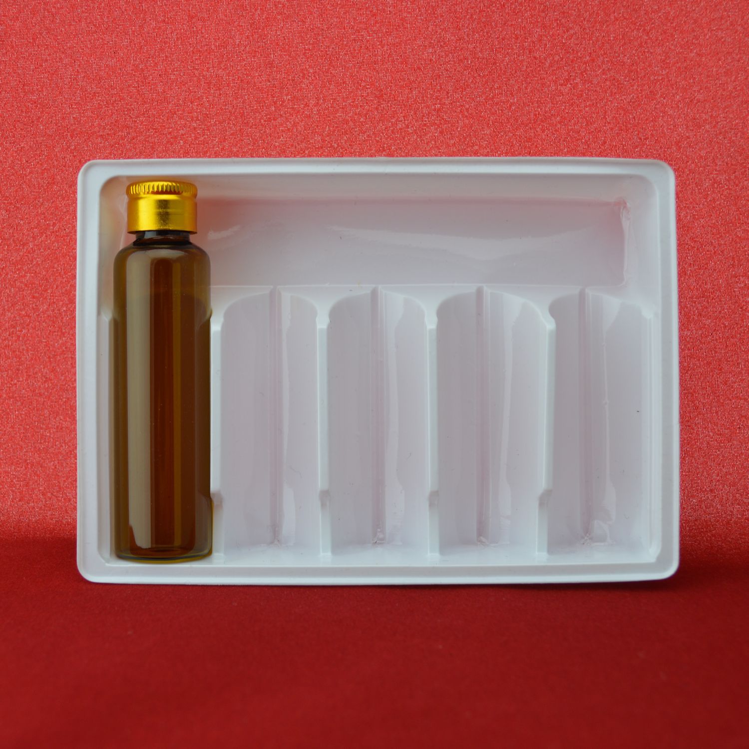 专业生产口服液吸塑内托PVC口服液瓶用塑料底托 PET托盒