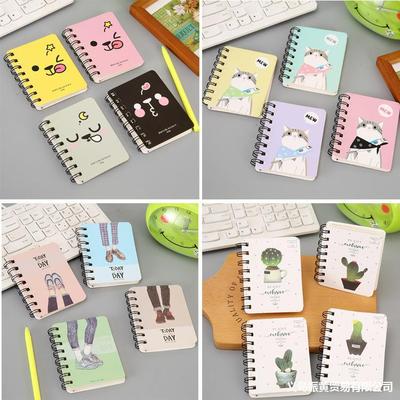 undefined3 lovely The coil Portable pocket Notepad student Stationery Cartoon notebook The coil Manufactor wholesaleundefined