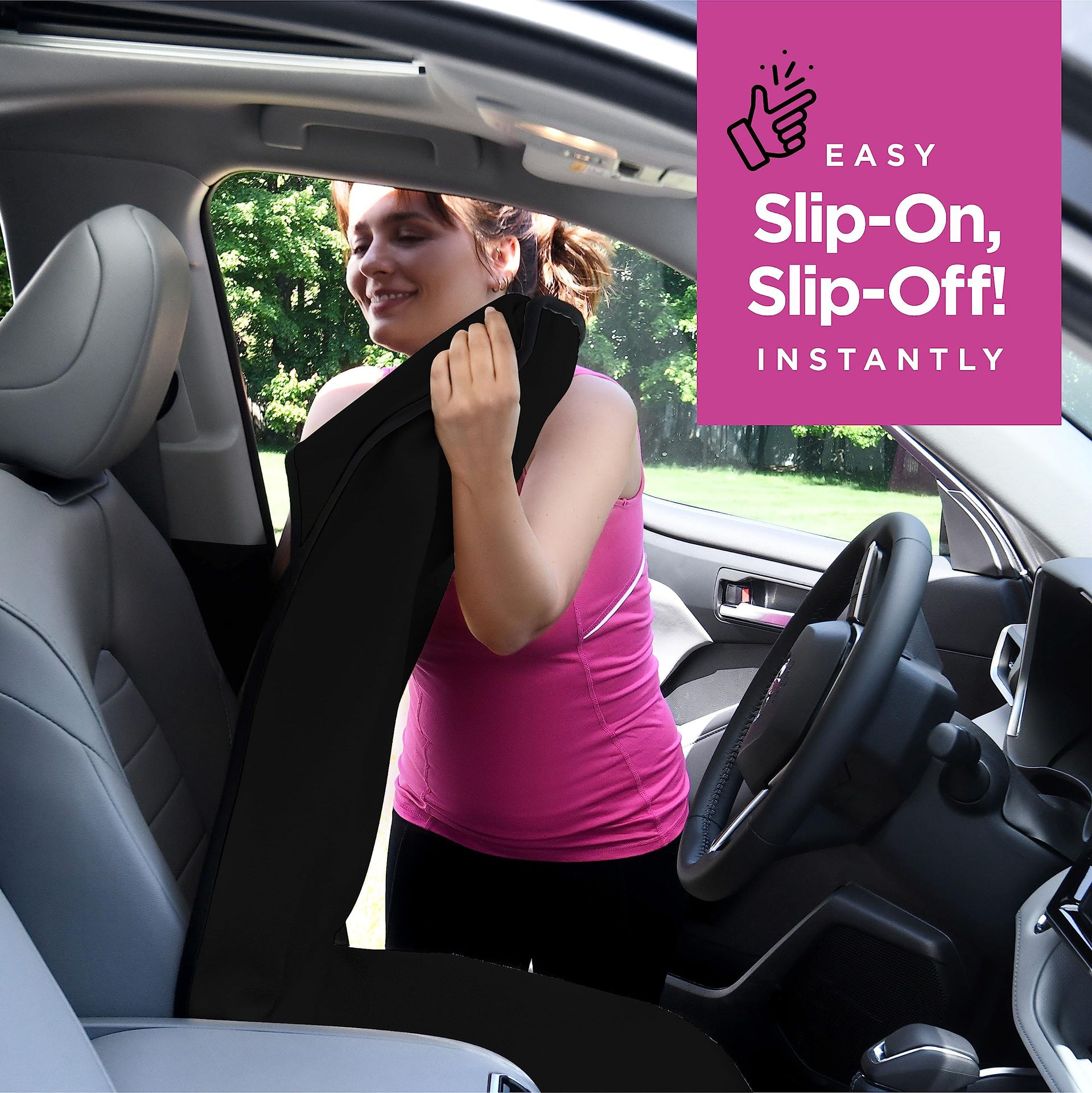 Universal Car Seat Cover, Waterproof and Non-Slip Yoga Mountaineering Sports Seat Cushion, Sweat-Absorbing Towel Seat Pad