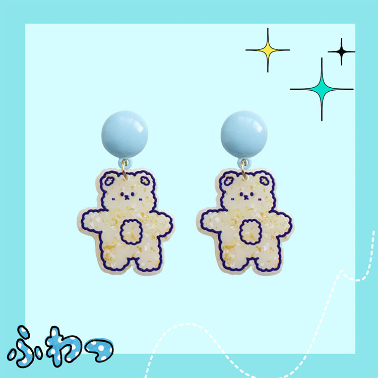 genuine design cartoon cute earrings
