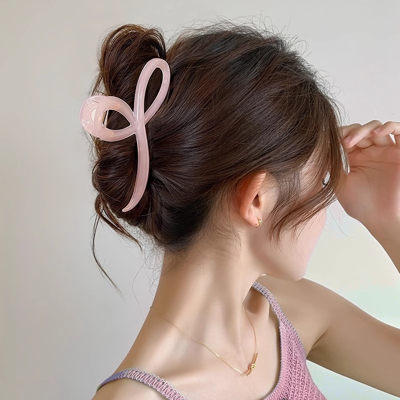 2025 estilo coreano nuevo clip de tiburón grande temperamento elegante pinza para el cabello de alta calidad para mujer