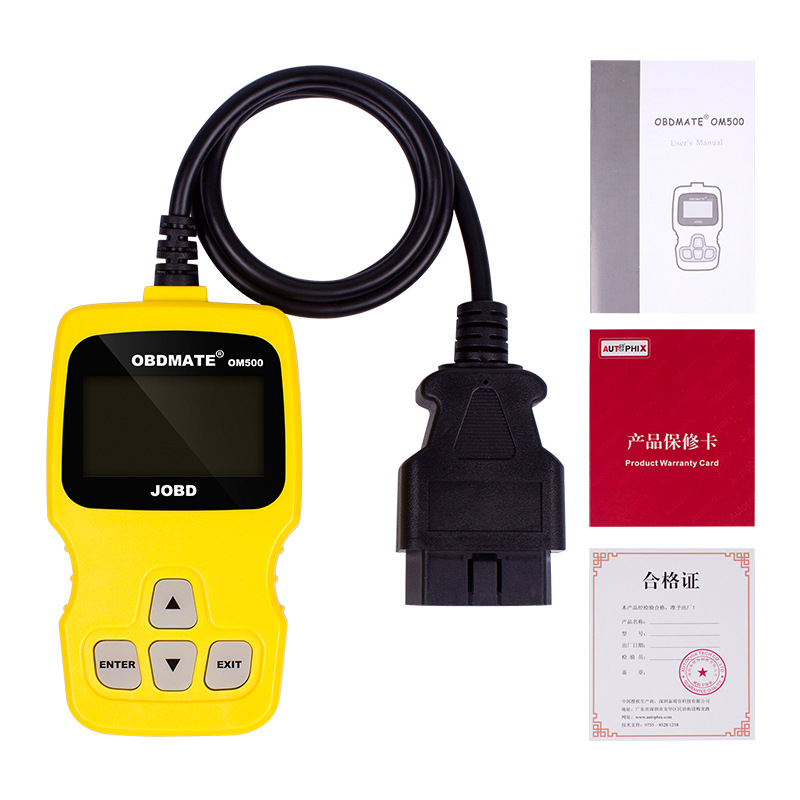 跨境AUTOPHIX OBDMATE OM500 JOBD/OBDII/EOBD Code Reader检测仪