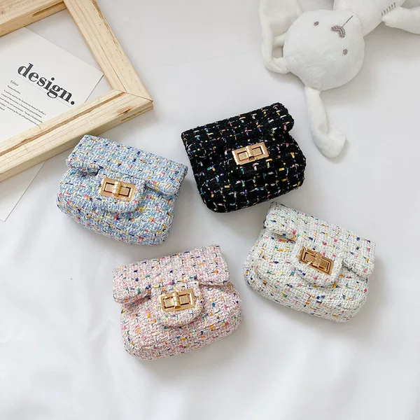 New Children's Small Bag, Women's Crossbody Bag, Princess Fashion Shoulder Bag, Baby Small Fragrance Coin Accessory Bag, Trendy