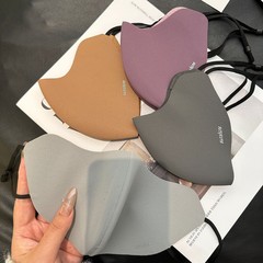 2025冬季新款纯色保暖口罩女韩版时尚百搭加厚保暖防寒护眼角面罩