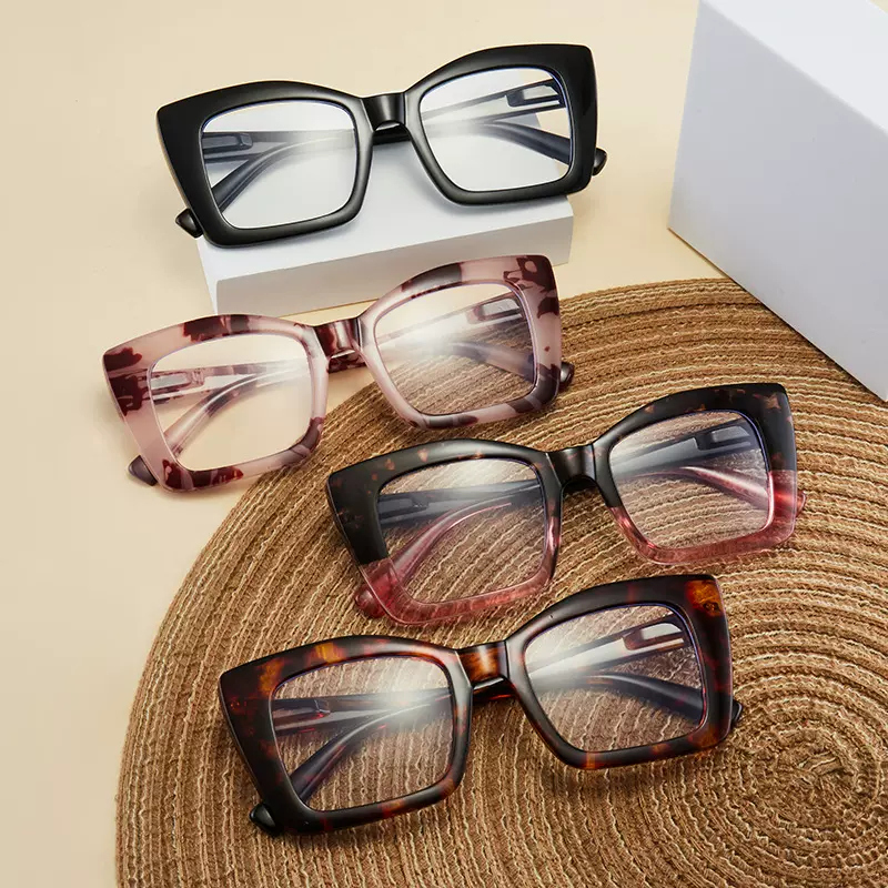 跨境老花镜防蓝光大框老花眼镜老年人专用弹簧镜腿高清男女老花镜