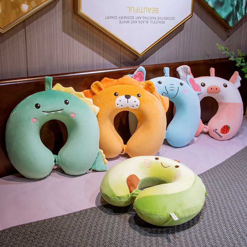 Almohada Cervical en U Portátil de Espuma Viscoelástica para Viajes y Oficina image 1