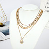 Fashionable accessory, necklace with letters hip-hop style, pendant, simple and elegant design, English letters