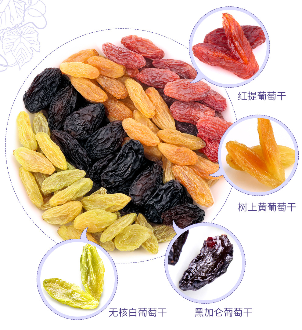 四彩葡萄干1