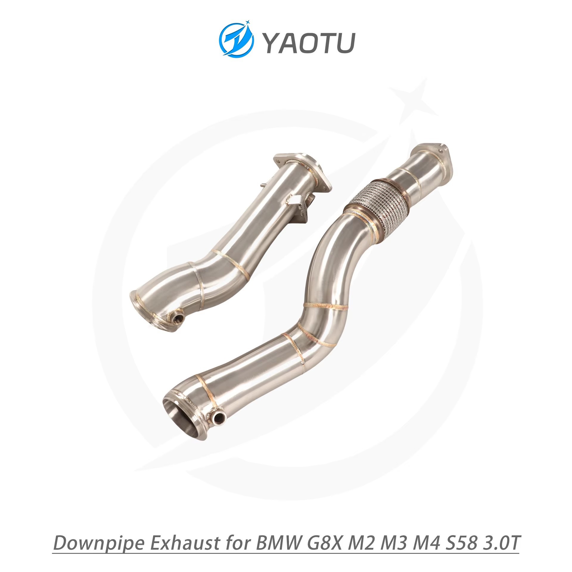 Suitable for BMW M3/M4 G8X 3.0T direct-flow downpipe Escape free-flow pipe exhaust system