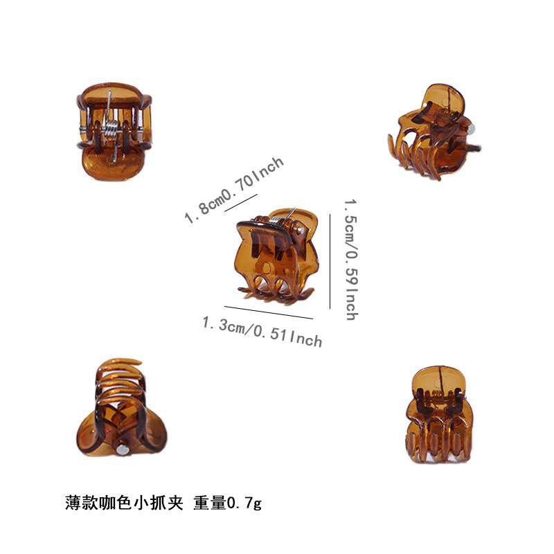 ミニの小さいつかみの四角形の髪は底をつかんでDIYの髪を挟みます。|undefined
