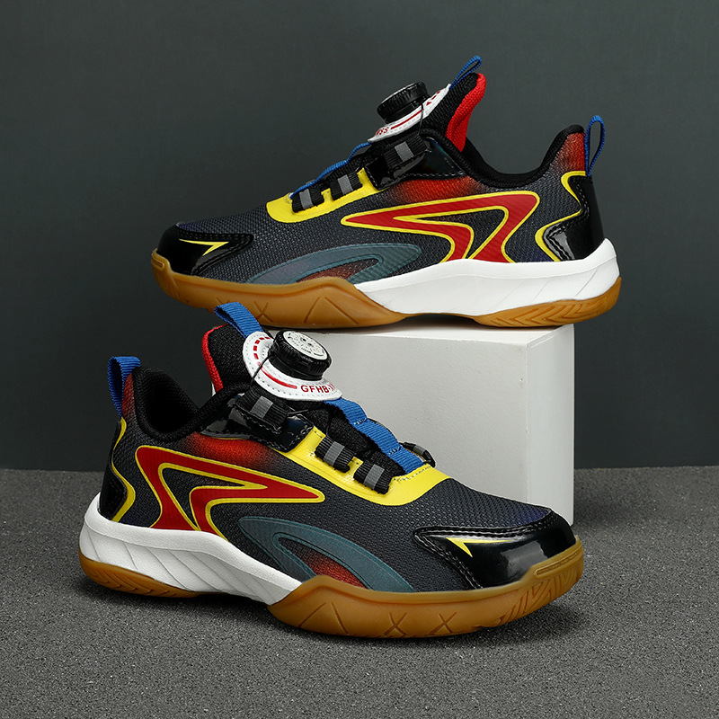 Zapatos de bádminton profesionales otoño para niños nuevos zapatos de tenis de mesa transpirables con amortiguación para niños zapatos deportivos ultraligeros para niñas