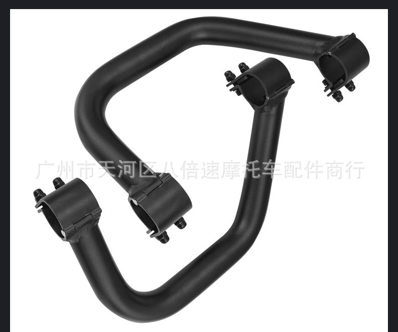 Aluminum alloy calf U B front bumper bumper miracle cow N8 Li Ling V12 electric car modified anti-fall protection bar