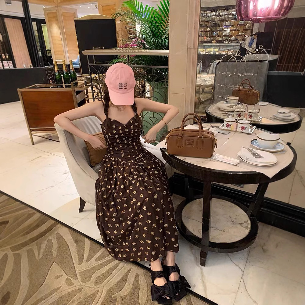 Realzz Limited Return to the Market High-grade Embroidered Dress Strap Dress Tube Top Large Dress for Women