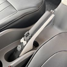 长安糯玉米皮革手刹保护套lumin排挡手刹套内饰配饰车内装饰用品