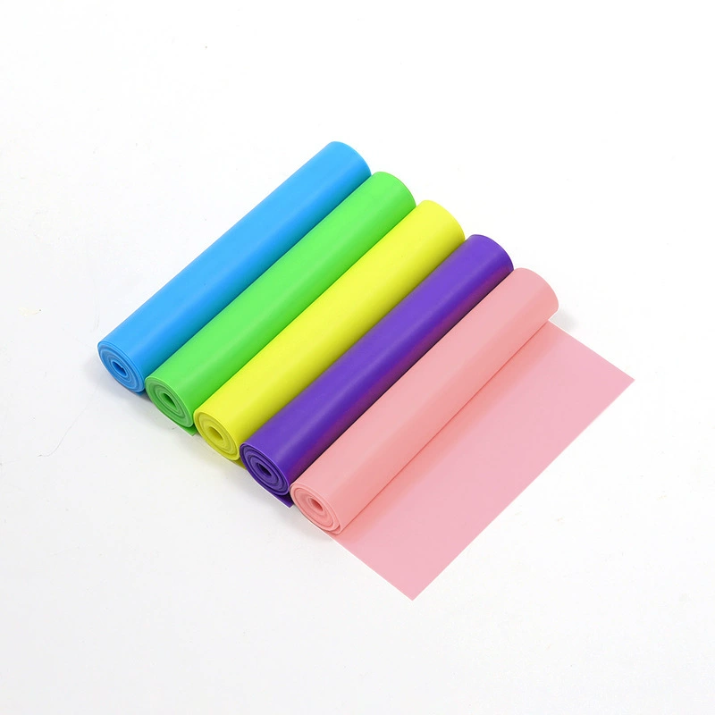Resistance Stretch Band, 2 m TPE Exercise Band, High-Resilience Elastic, Multi-Color