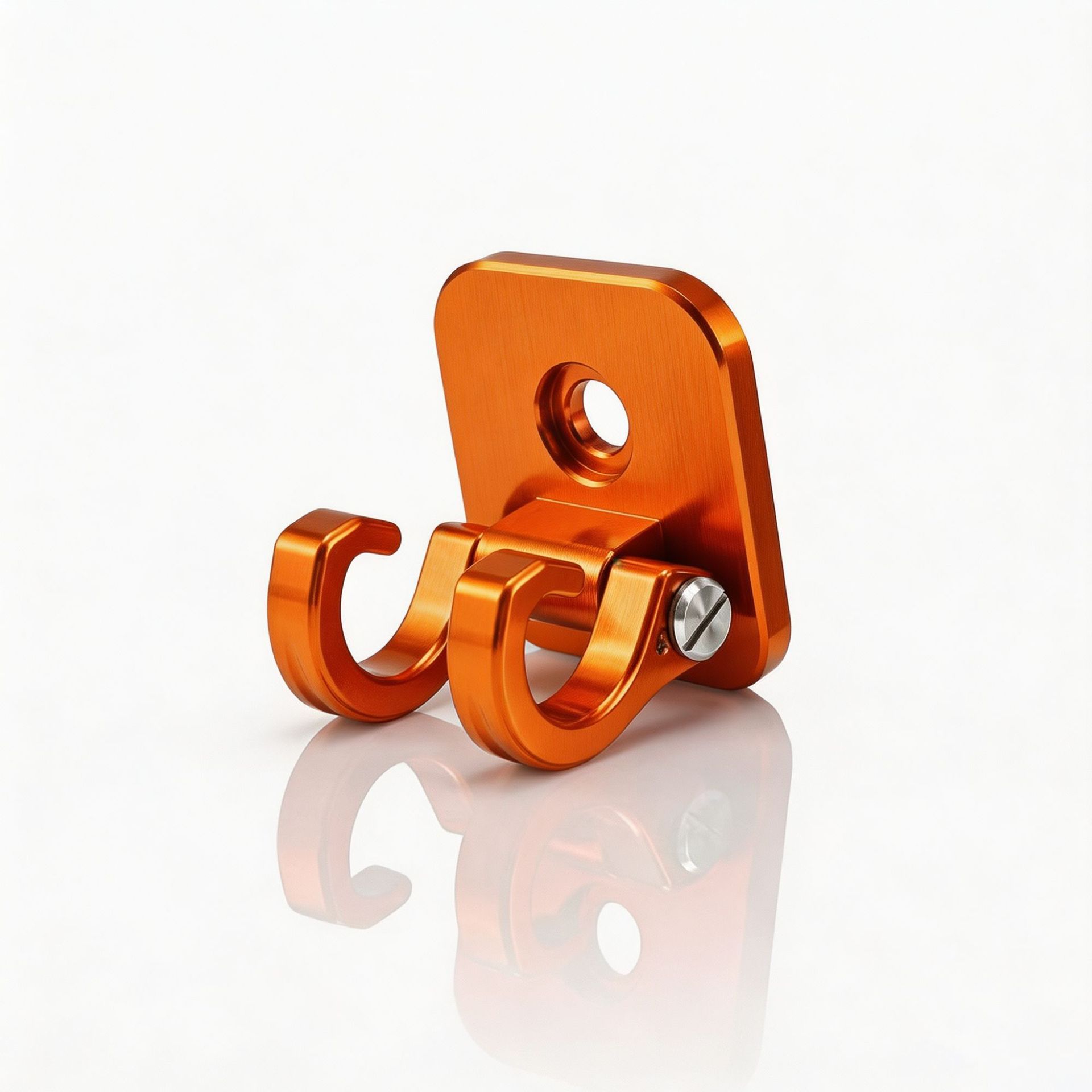 Motorcycle modification accessories, foldable storage rack for Honda and Vespa, double hook, made of CNC aluminum alloy, available in multiple colors