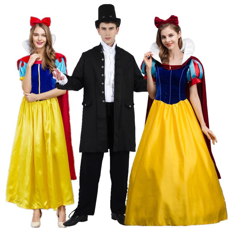 萬聖節復古中世紀宮廷服裝貴族王子大臣禮服白雪公主裙話劇演出服