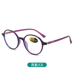 2307老花鏡男女韓版復古小圓形鏡框小紅書網紅老年人老人老光眼鏡