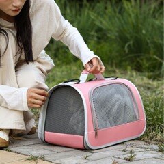 メーカー直供猫包ペットバッグ携帯シングルショルダーバッグ折り畳み式快適通気性外出猫ペットバッグ