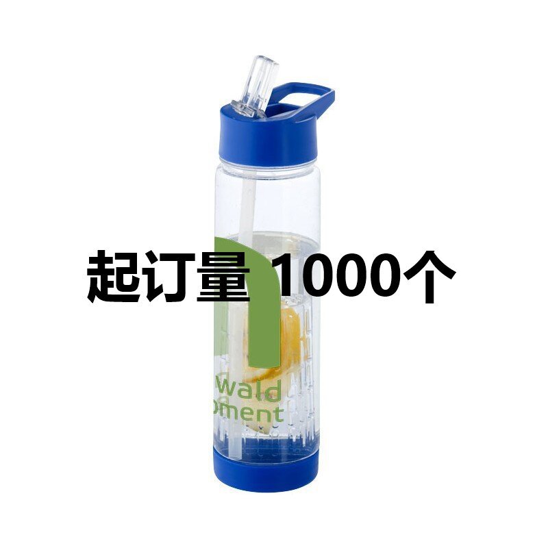 Plastic Cup creative large capacity double-pass AS, tritan fruit cup, lower strainer fruit tea cup