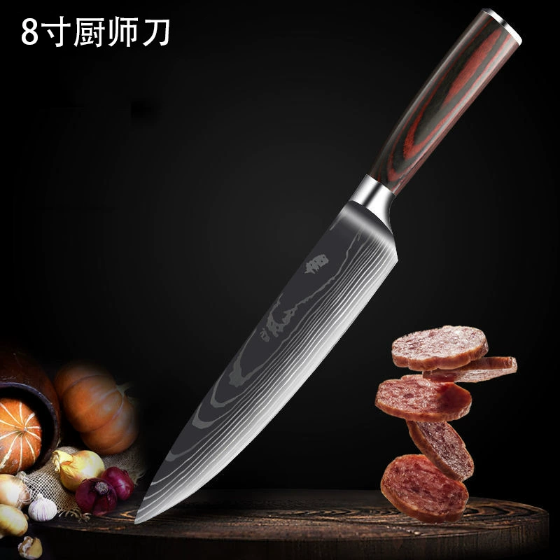 Special knife stainless steel, wavy set
