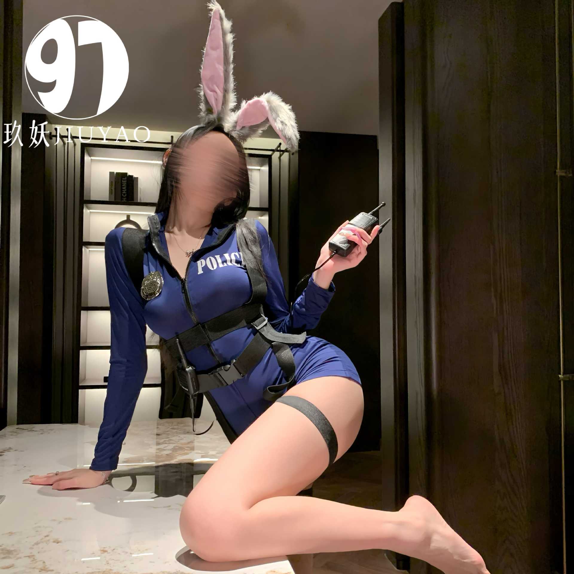 plus size sexy underwear sex European and American style royal elder sister outfit feeling night policewoman cos uniform suit inducement feeling stewardess outfit