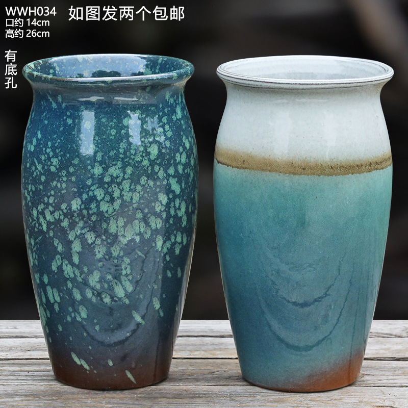 老桩多肉的花盆陶瓷户外庭院家用高盆法师阳台悬崖老桩花盆容器|undefined