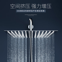 增壓頂噴浴室洗澡蓮蓬頭家用淋浴器單頭304不鏽鋼大花灑淋雨噴頭