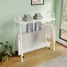 取暖器烘衣架电热油汀专用踢脚线晾衣架不锈钢置物架油酊晒衣