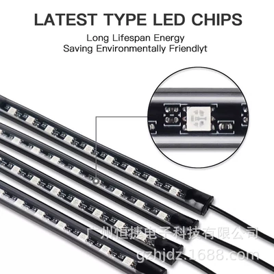 Panel (Dashboard) işıqlandırması atmosphere light 12led one-on-four