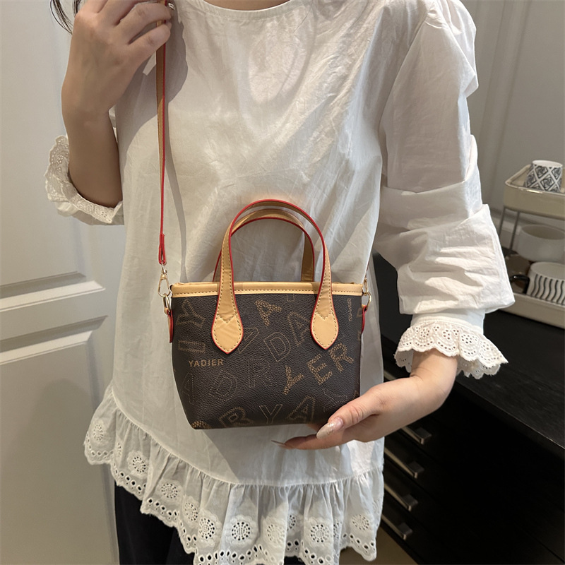 Vintage handtas met grote capaciteit voor dames schoudertas_voghion.com