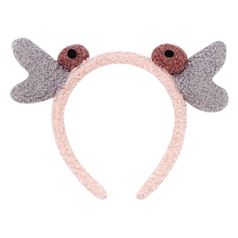 Linda caricatura fresa oso lavado de cara diadema mujer 2025 nueva diadema de presión horquilla antideslizante diadema