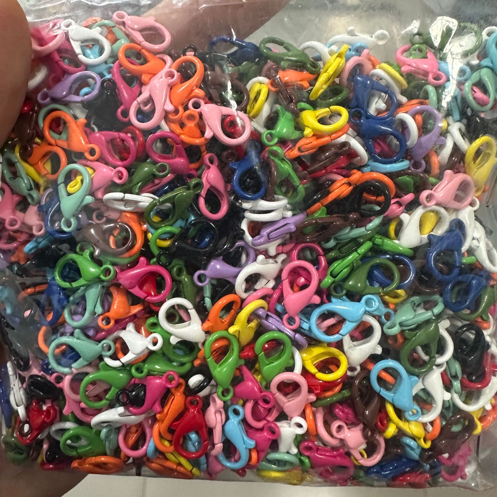 Pintura color langosta hebilla diy accesorios de joyería perro hebilla llavero caramelo color aerosol pintura aleación de zinc hebilla de la langosta