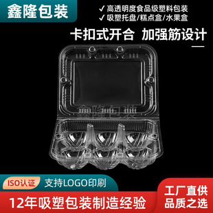 Size Customized Peach Kiwi Fruit Plastic Box Fully Transparent Pet Material Blister Box Packaging Manufacturer