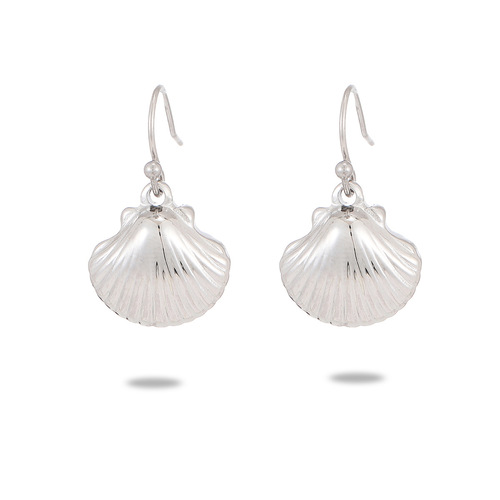 New European and American-style ocean shell pearl titanium steel necklace set—women's fashion, lightweight luxury, and versatile stainless steel pendant