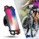 Manufacturers in stock bicycle mobile phone bracket strap mountain bike mobile phone frame silicone riding navigation mobile phone bracket