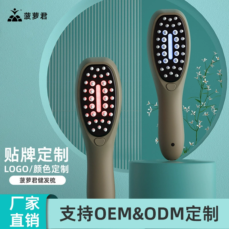 Направляющего выступа волос Скальпа покрытия фабрики гребень массажа сразу электрического мини жидкостного жидкостный