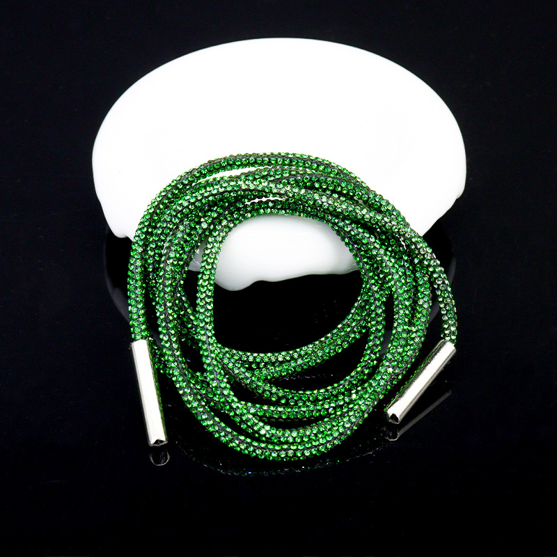 4mm emerald green (shoelace/cap cord)