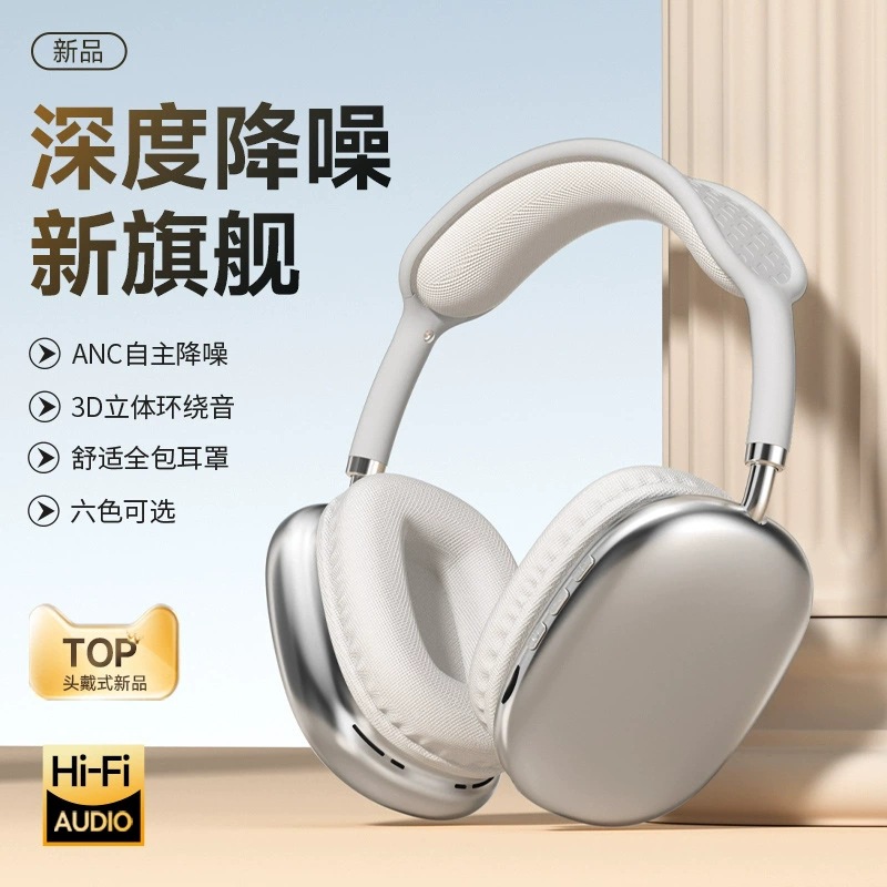 Auriculares Bluetooth P9 transfronterizos, 5.3 paquetes, auriculares con música para los oídos, deportes inalámbricos, batería de batería ultralarga, tarjeta universal