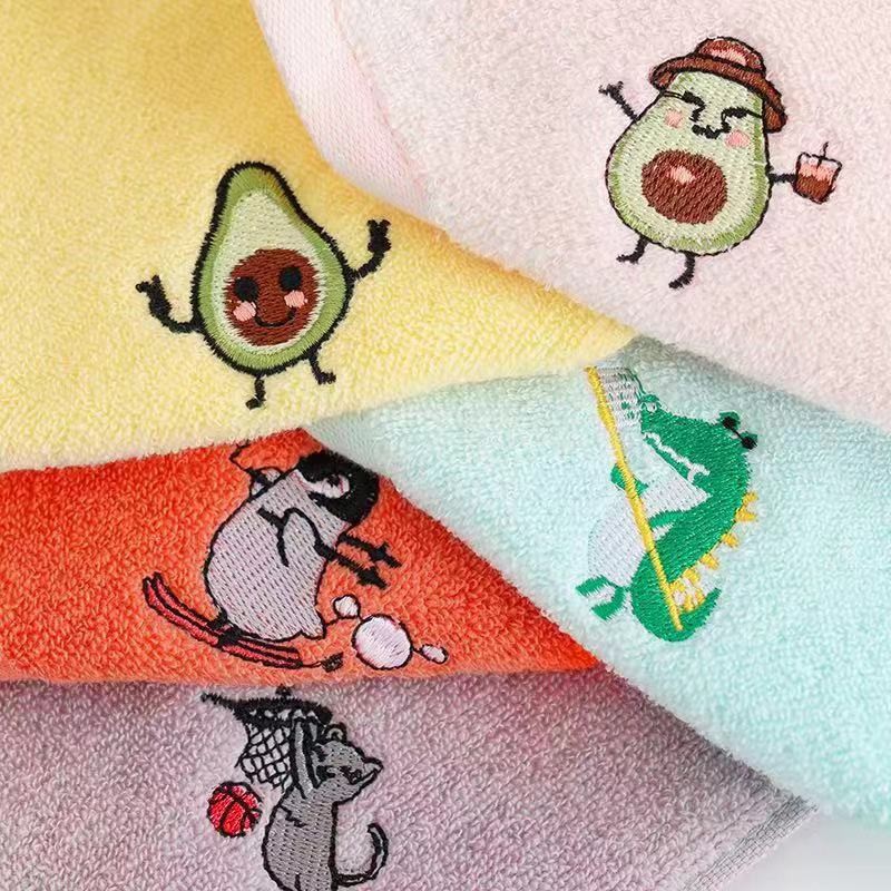 Cotton cartoon handkerchief for home use