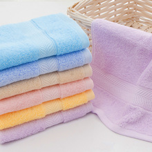 洁丽雅纯棉6731四方巾柔软素色成人男女擦脸巾儿童宝宝家用洗脸帕