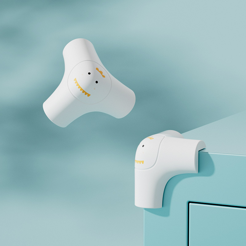 Animales transfronterizos Conejo Silicona Esquina de mesa Esquina de protección Esquina anticolisión Esquina anticolisión para niños Equipo de protección de seguridad para bebés