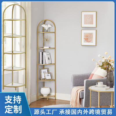 转角柜墙角柜三角形书架置物架拐角边角角落架子收纳客厅卧室边柜|ms