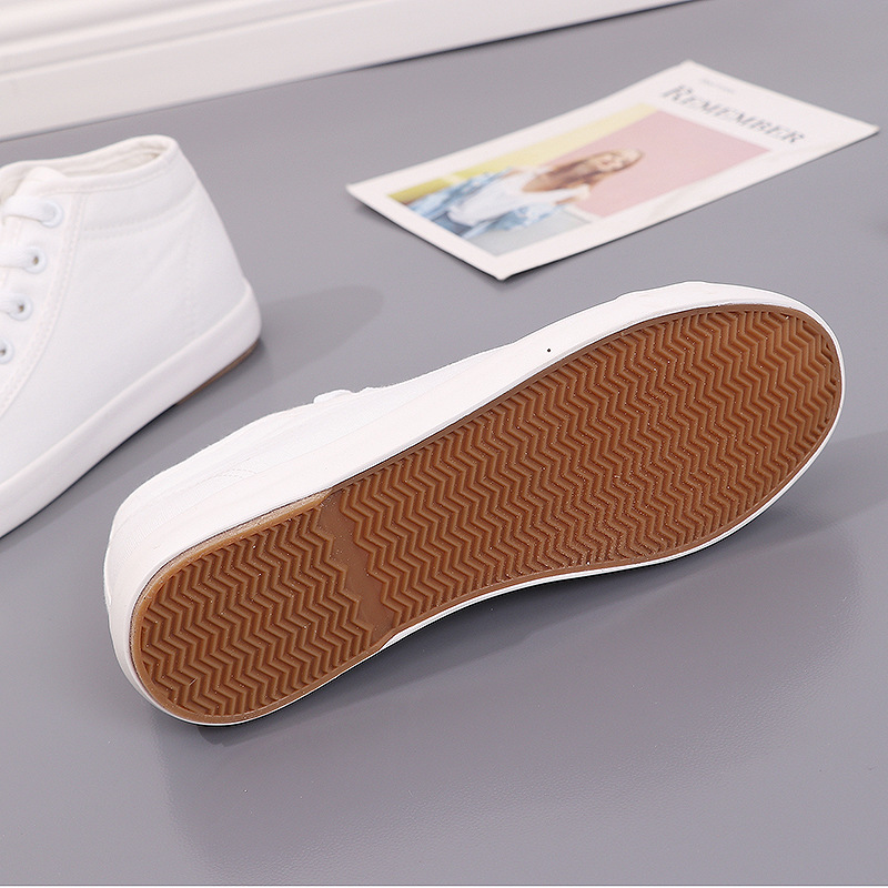 High-Top-Sneaker aus Segeltuch für Damen, weiche klassische Schuhe, lässige Damen-High-Top-Leinenschuhe, weiße Wanderschuhe_voghion.com